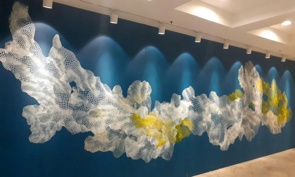 MURAL DO ARTISTA LIN LIMA NO SHOPPING LEBLON