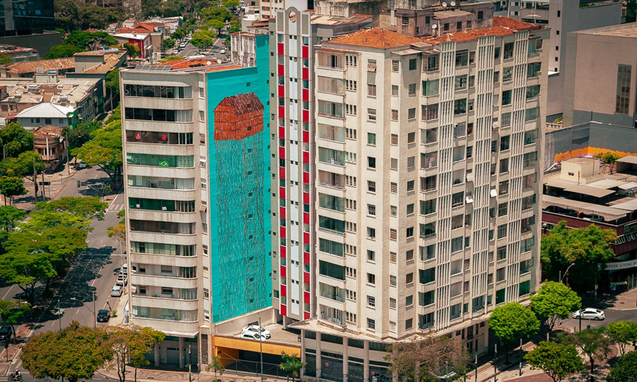 MURAL DE PEDRO NEVES É DESTAQUE EM FESTIVAL DE ARTE PÚBLICA EM BELO HORIZONTE